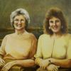 "Paula and Mom"
Oil, 36" x 28"
In Private Collection