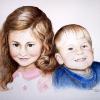 "Cindy's Grandchildren"
Watercolor
In Private Collection